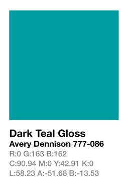 Avery 777-086 Dark Teal .123cm