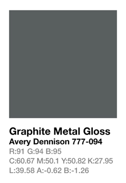 Avery 777-094 Graphite Metallic .123cm