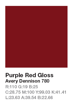 Avery 780 Purple Red .123cm