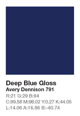 Avery 791 Deep Blue .123cm