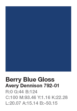 Avery 792-01 Berry Blue .123cm