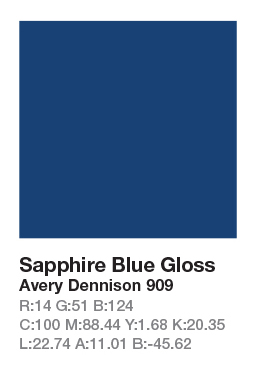 Avery 909 Sapphire Blue .123cm