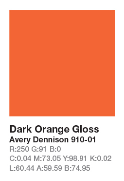 Avery 910-01 Dark Orange .123cm