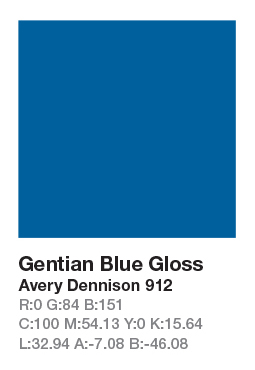 Avery 912 Gentian Blue .123cm