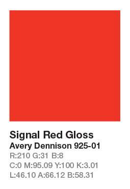 Avery 925-01 Signal Red .123cm