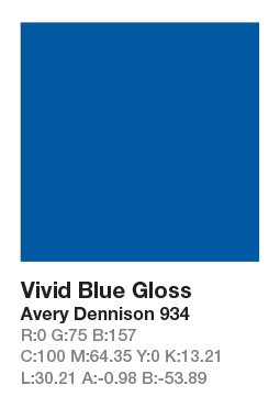 Avery 934 Vivid Blue .123cm