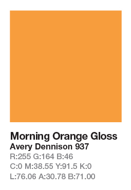 Avery 937 Morning Orange .123cm