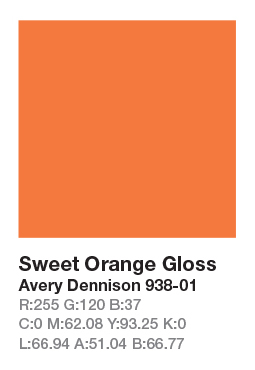 Avery 938-01 Sweet Orange .123cm