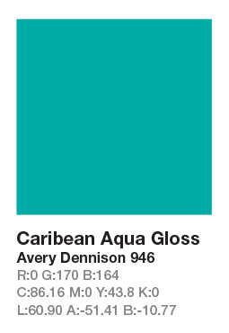 Avery 946 Caribbean Aqua .123cm