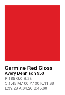 Avery 950 Carmine Red .123cm