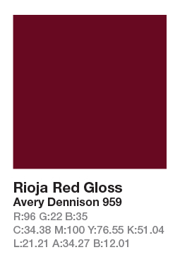 Avery 959 Rioja Red .123cm