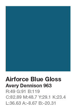 Avery 963 Airforce Blue .123cm