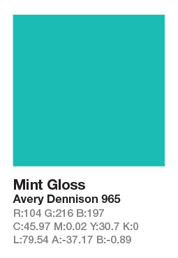 Avery 965 Mint .123cm