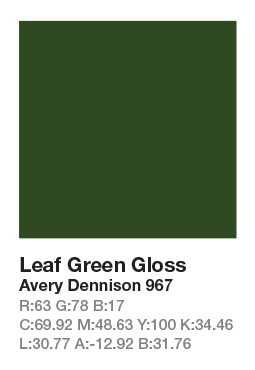 Avery 967 Leaf Green .123cm