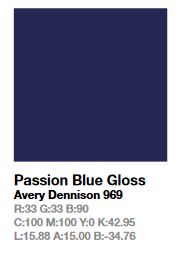 Avery 969 Passion Blue .123cm