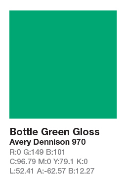 Avery 970 Bottle Green .123cm