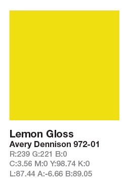 Avery 972-01 Lemon .123cm