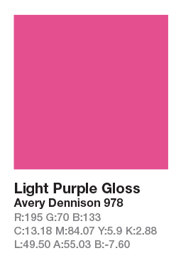 Avery 978 Light Purple .123cm