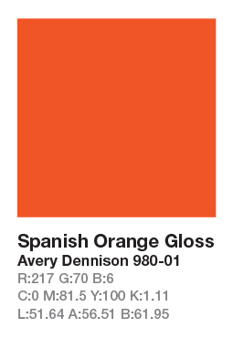 Avery 980-01 Spanish Orange .123cm