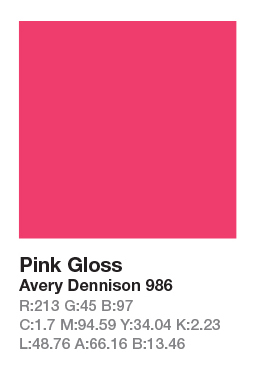 Avery 986 Pink .123cm