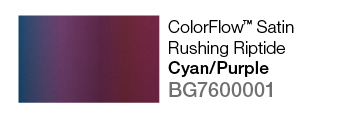Avery SWF ColorFlow Satin Rushing Riptide (Cyan/Purple) š.152cm