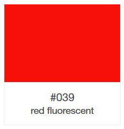 ORACAL fluorescentná 6510-039 červená š.100cm