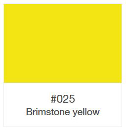 Oracal 751-025 Brimstone Yellow .126cm