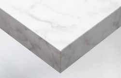 MK13 Faded white marble š.122cm biely povrch