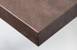 NE33 Brushed brown fabric š.122cm kartáèovaná hnedá tkanina