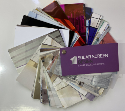 Vzorkovník dizajnových fólií Solar Screen