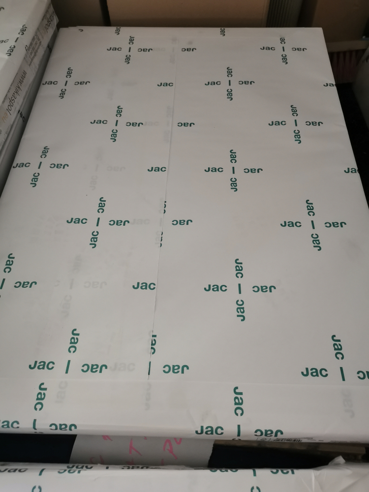 JAC 70100 transparentn� nesplitovan� sie�otla�ov� f�lia 100x70cm